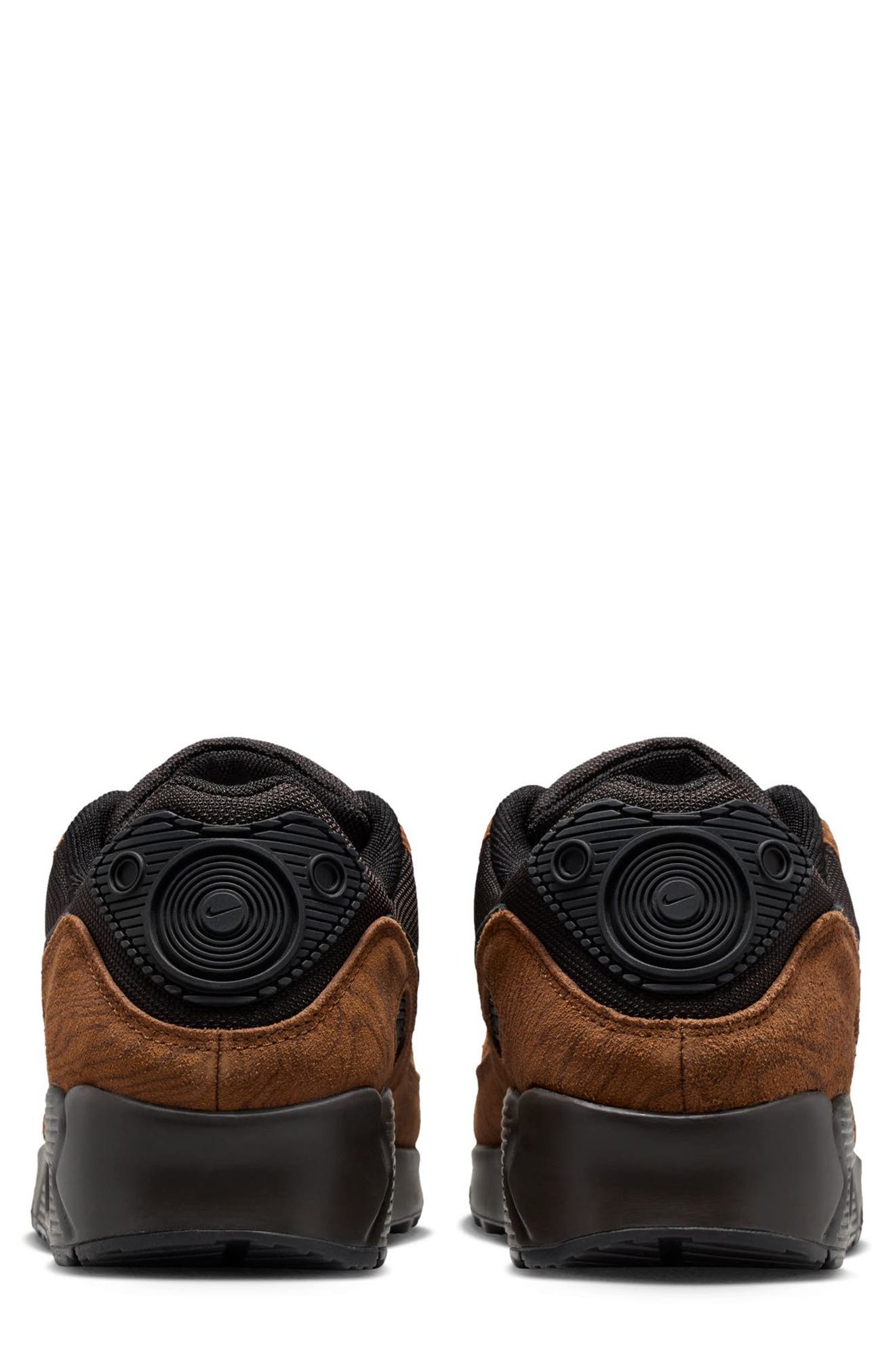 Air Max 90 PRM Sneaker, Alternate, color, LIGHT TAN/ BROWN/ BLACK
