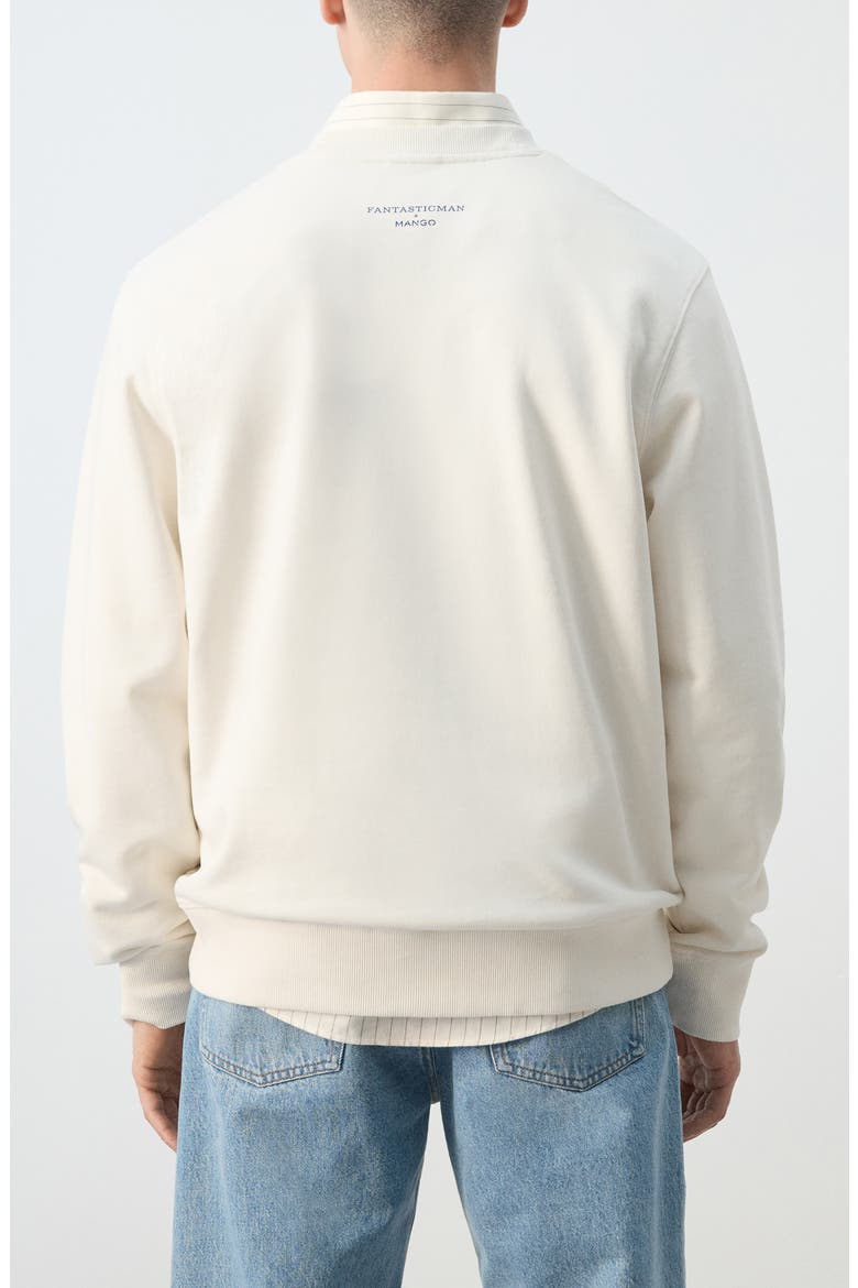x Fantastic Man Logo Graphic Sweatshirt, Alternate, color, OFF WHITE