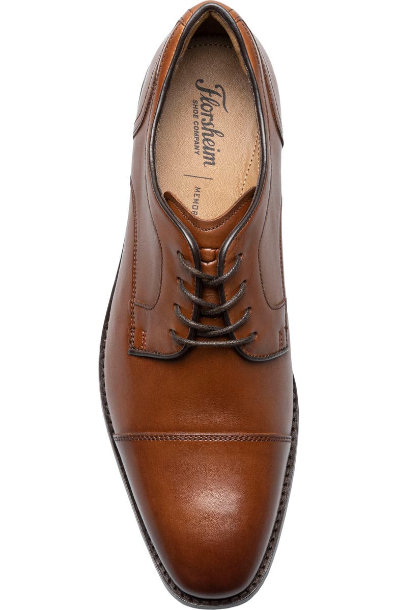 Florsheim Conetta Cap Toe Derby, Alternate, color, Cognac
