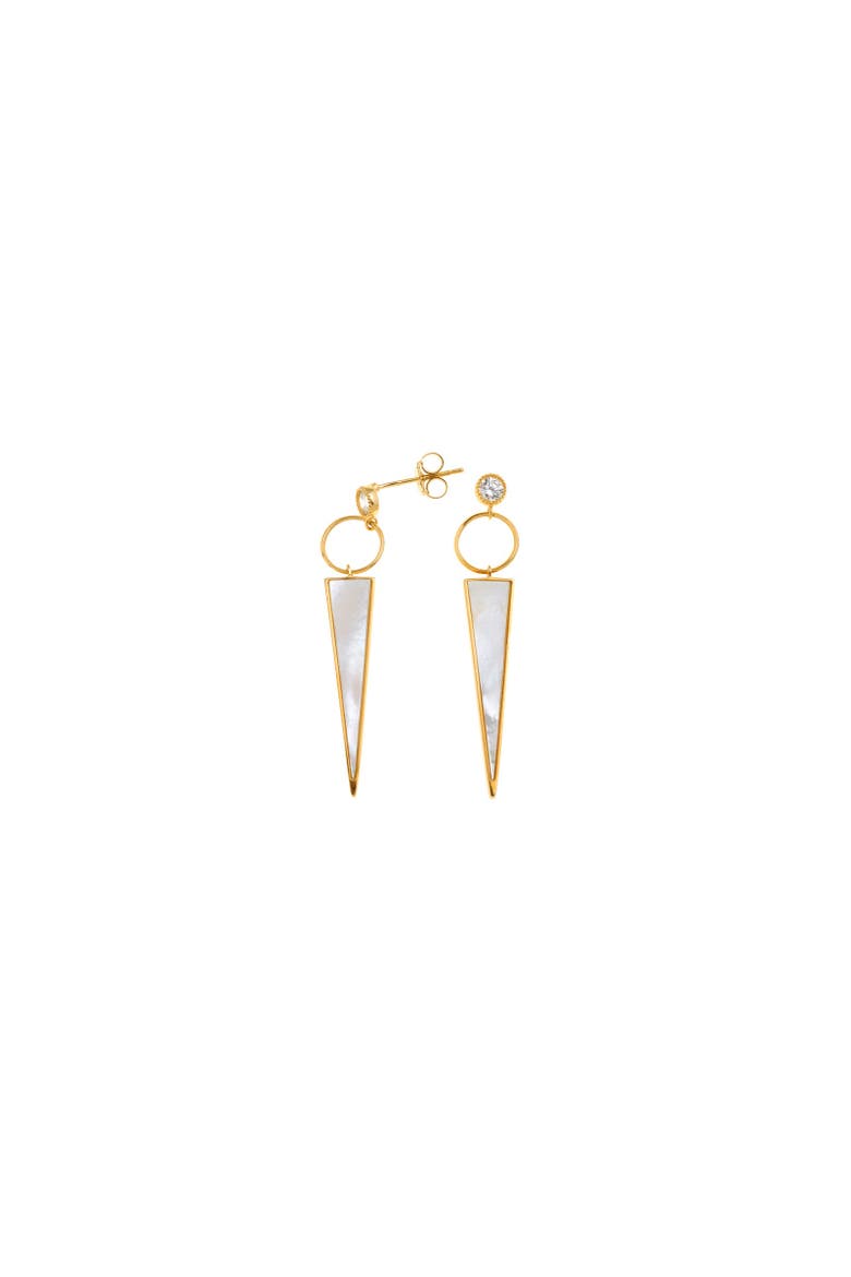 Egypt Earings, Main, color, Silver Gold Plated