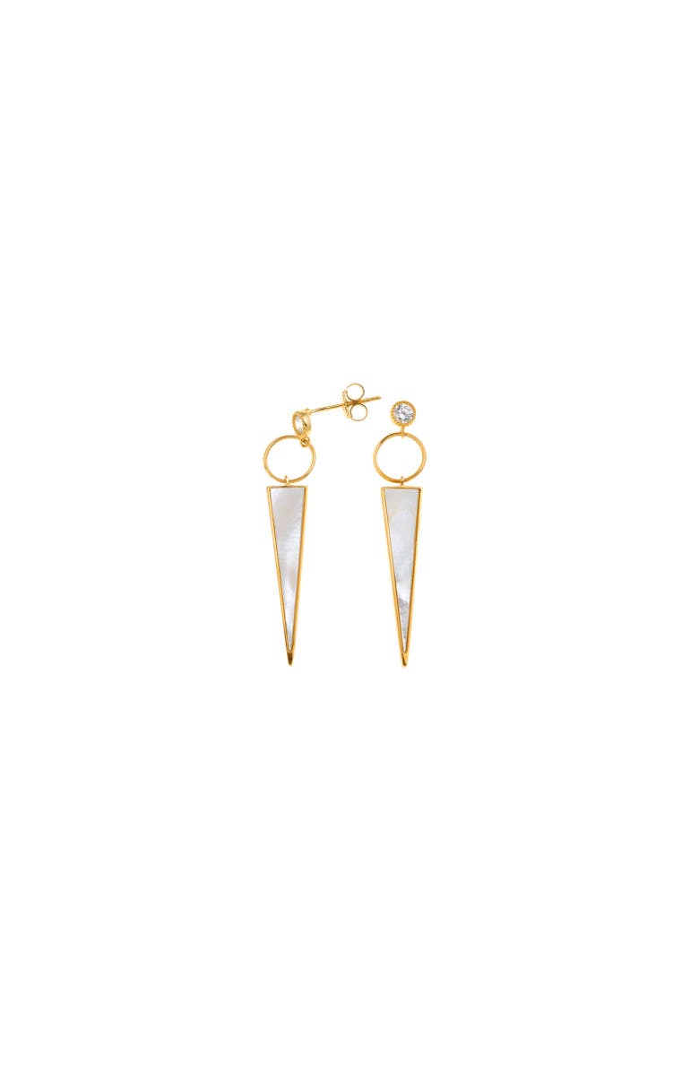 Arte Nova Jewellery Egypt Earings, Main, color, Silver Gold Plated
