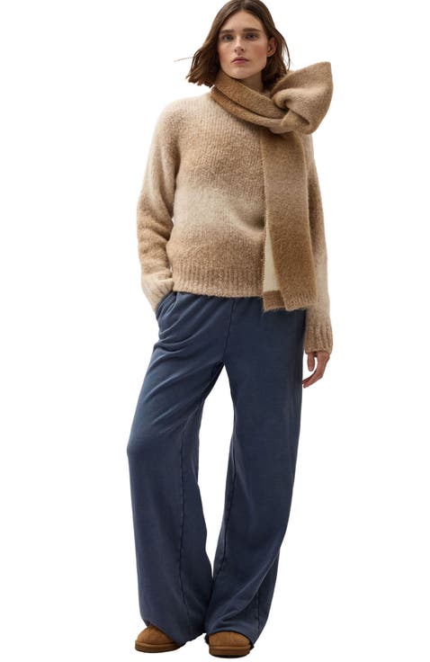 The Recycled Fleece Wide Leg Sweatpant