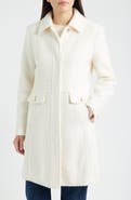 Sam Edelman Inset Waist Bouclé Coat