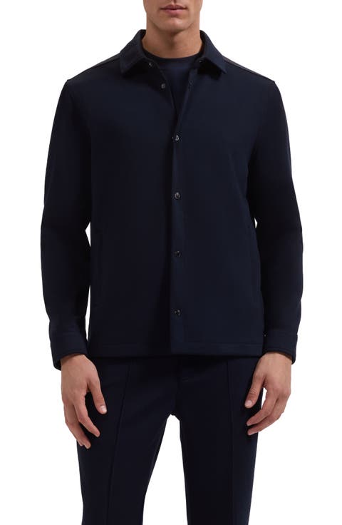 Soft Touch Knit Shirt Jacket