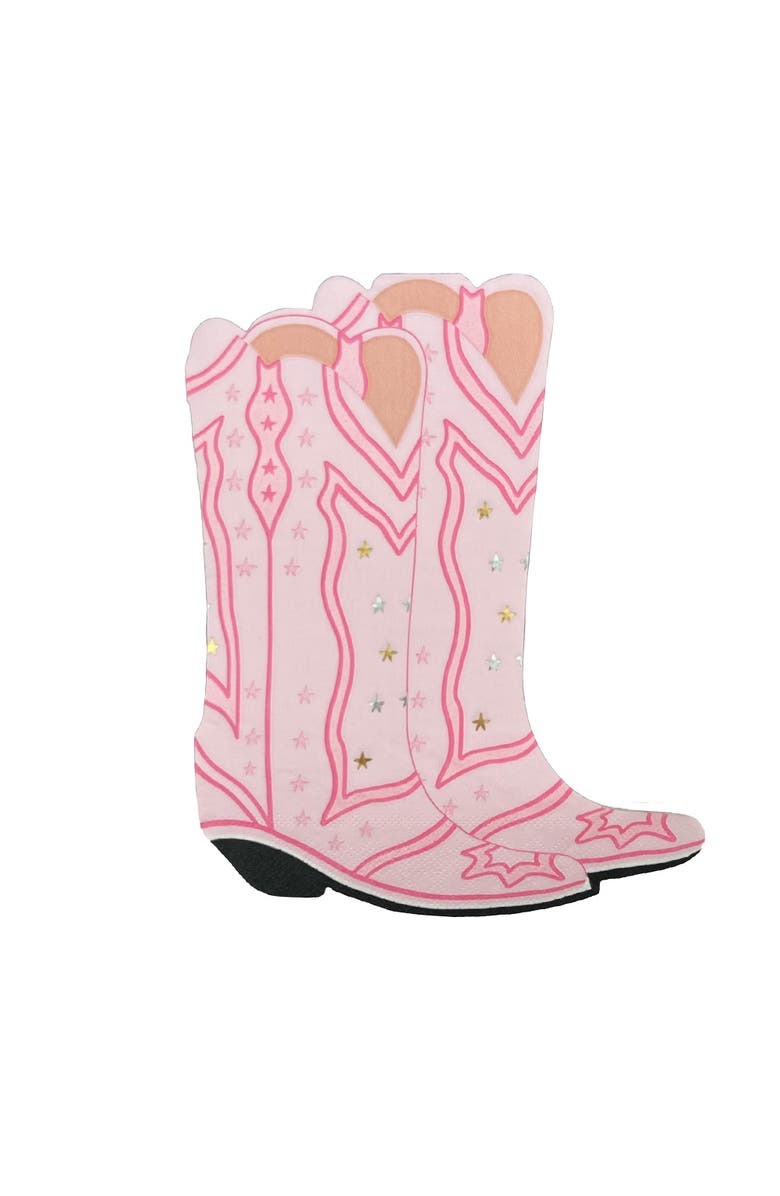 Daydream Society Pony Tales Pink Boot Napkin Large Napkins, Main, color, Assorted Pre-Pack