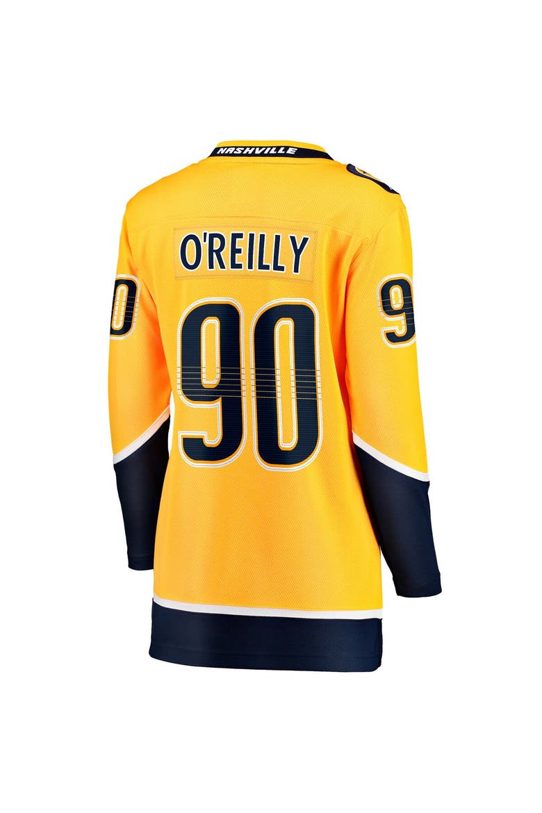 Women's Fanatics Branded Ryan O'Reilly Gold Nashville Predators Home Premier Breakaway Player Jersey, Alternate, color, Gold