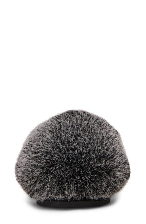 Steve Madden Poof Faux Fur Slipper In Multi