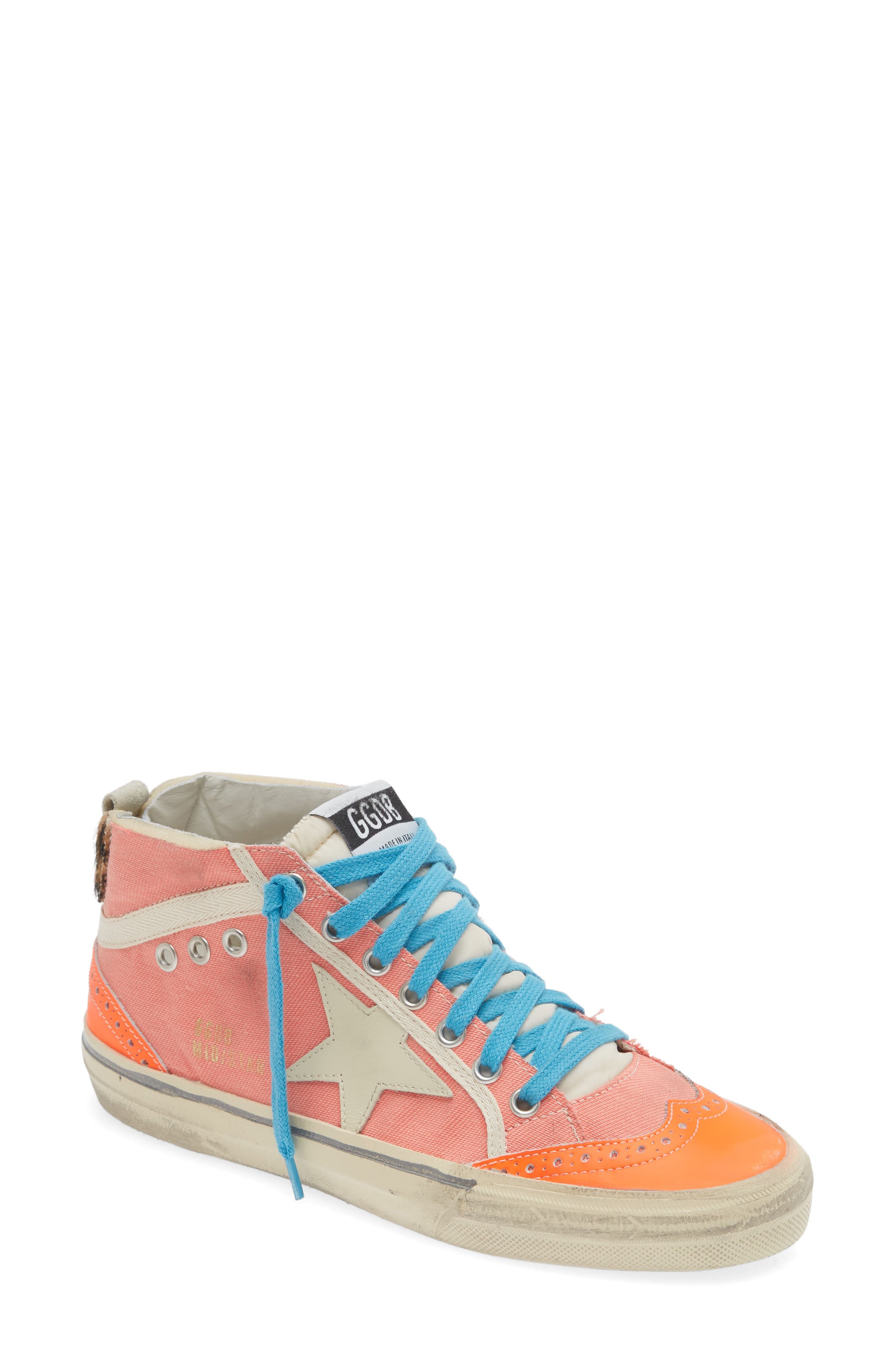 Golden Goose Mid Star Sneaker, Main, color, 