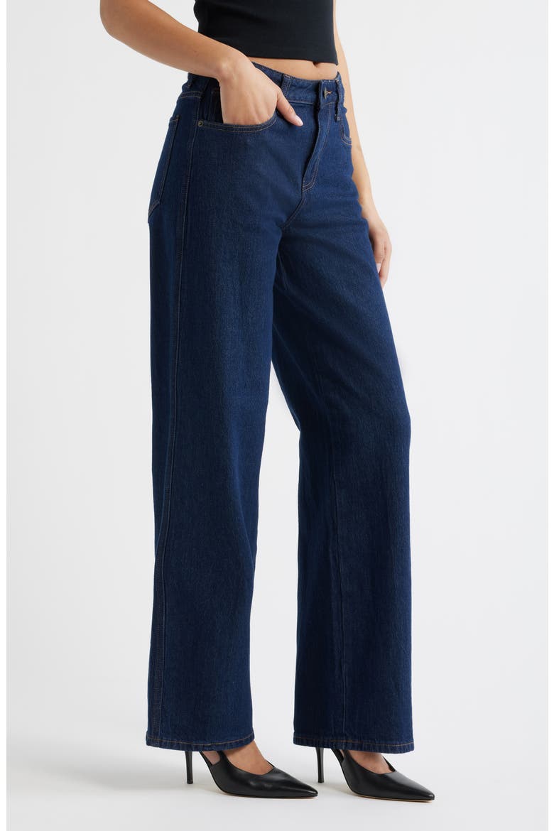 Mid Rise Wide Leg Jeans, Alternate, color, DREXEL WASH