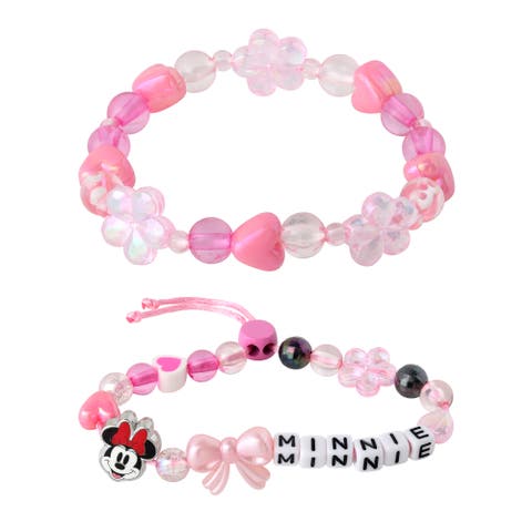 Minnie Mouse Bracelets for Girls 2-Piece Official License