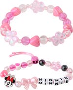Disney Minnie Mouse Bracelets for Girls 2-Piece Official License