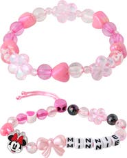 Disney Minnie Mouse Bracelets for Girls 2-Piece Official License