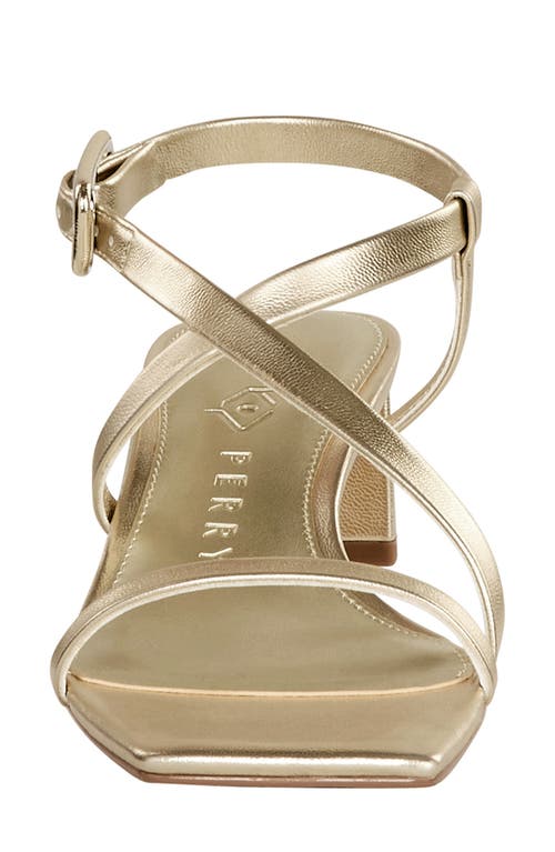 Shop Katy Perry The Wanderering Ankle Strap Sandal In Champagne