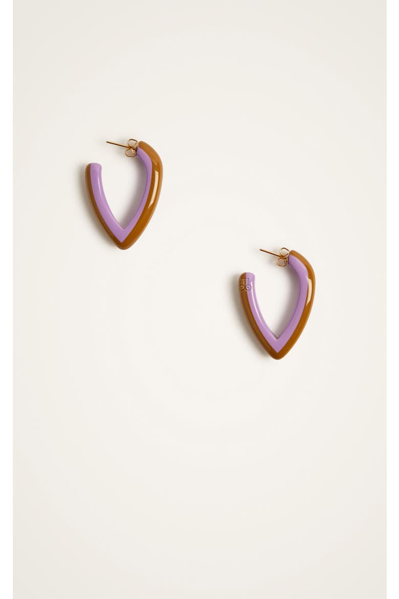 Dew Earrings Bicolor Mini Bicolor Lilac, Main, color, Bicolor Lilac