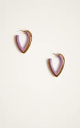 La DoubleJ Dew Earrings Bicolor Mini Bicolor Lilac