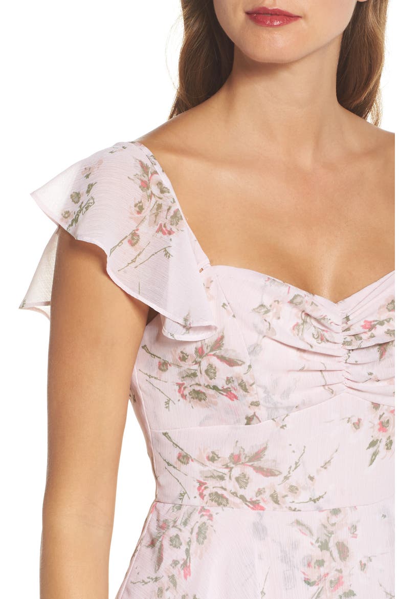 Abby Off the Shoulder Tiered Dress, Alternate, color, GARDEN FLORAL
