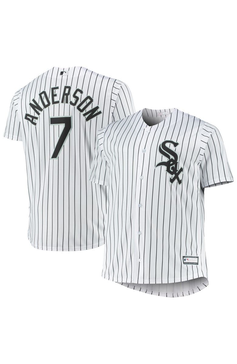 PROFILE Men's Tim Anderson White Chicago White Sox Big & Tall Replica Player Jersey, Main, color, 
