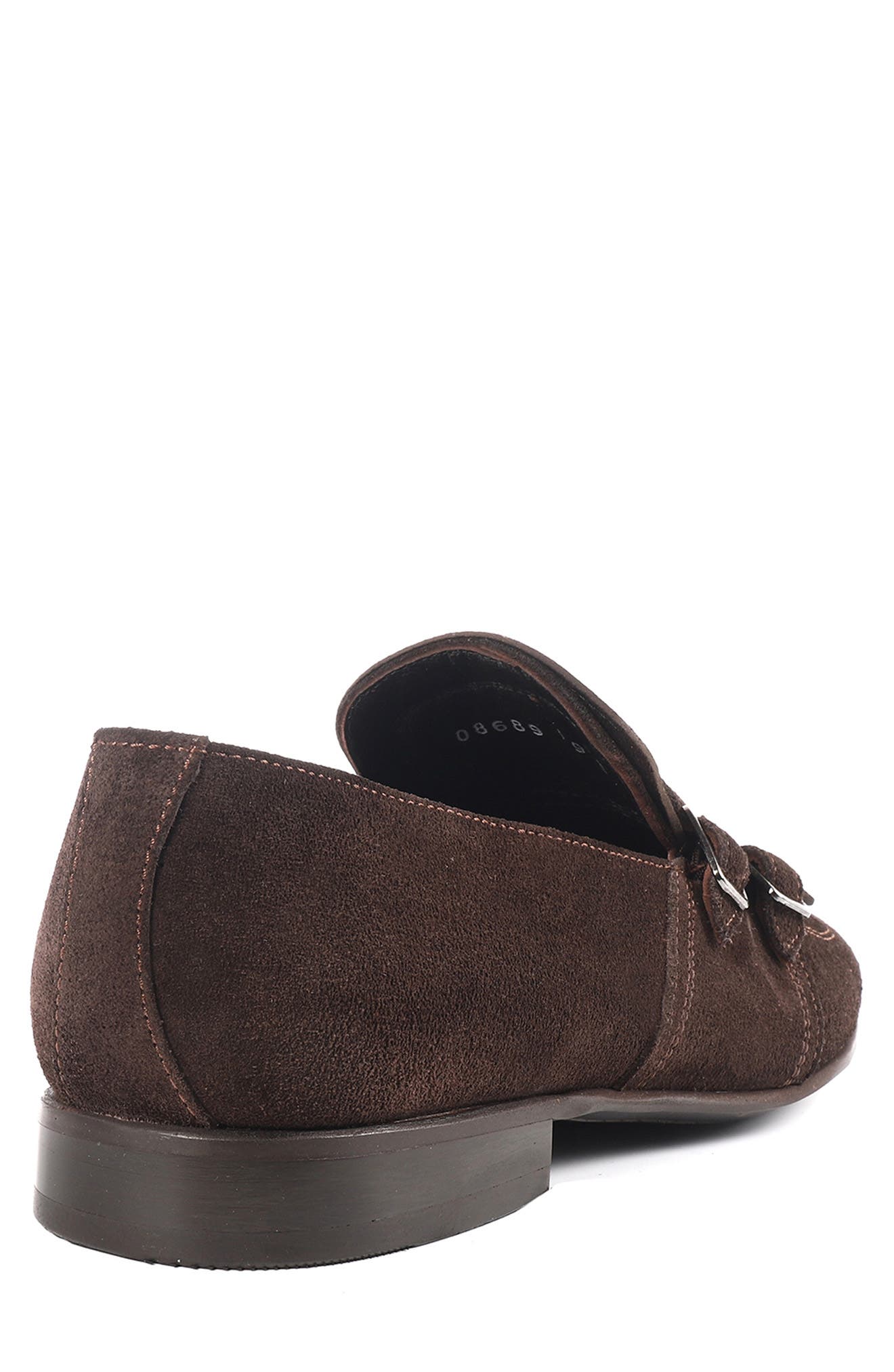 Nexus Kiltie Fringe Monk Shoe, Alternate, color, DARK BROWN