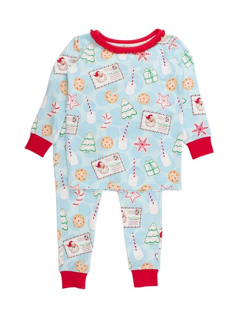 SoftSnooze Ruffle Long Sleeve Pajama Set, Signature Rear Ruffles (Baby)