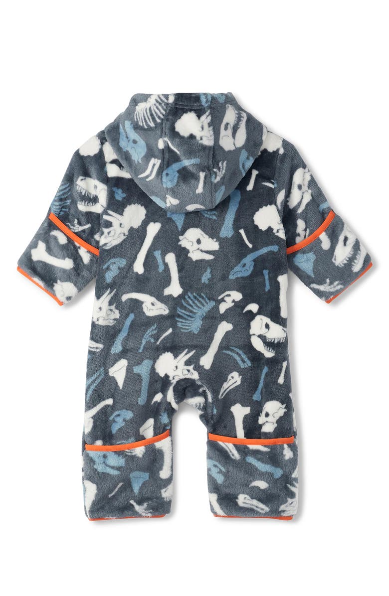 Hatley Dino Fossils Fleece Bunting, Alternate, color, 
