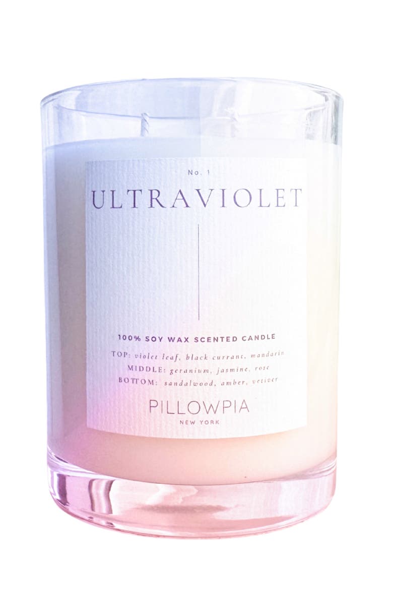 Pillowpia Ultraviolet Candle, Main, color, Ultraviolet 11 Oz
