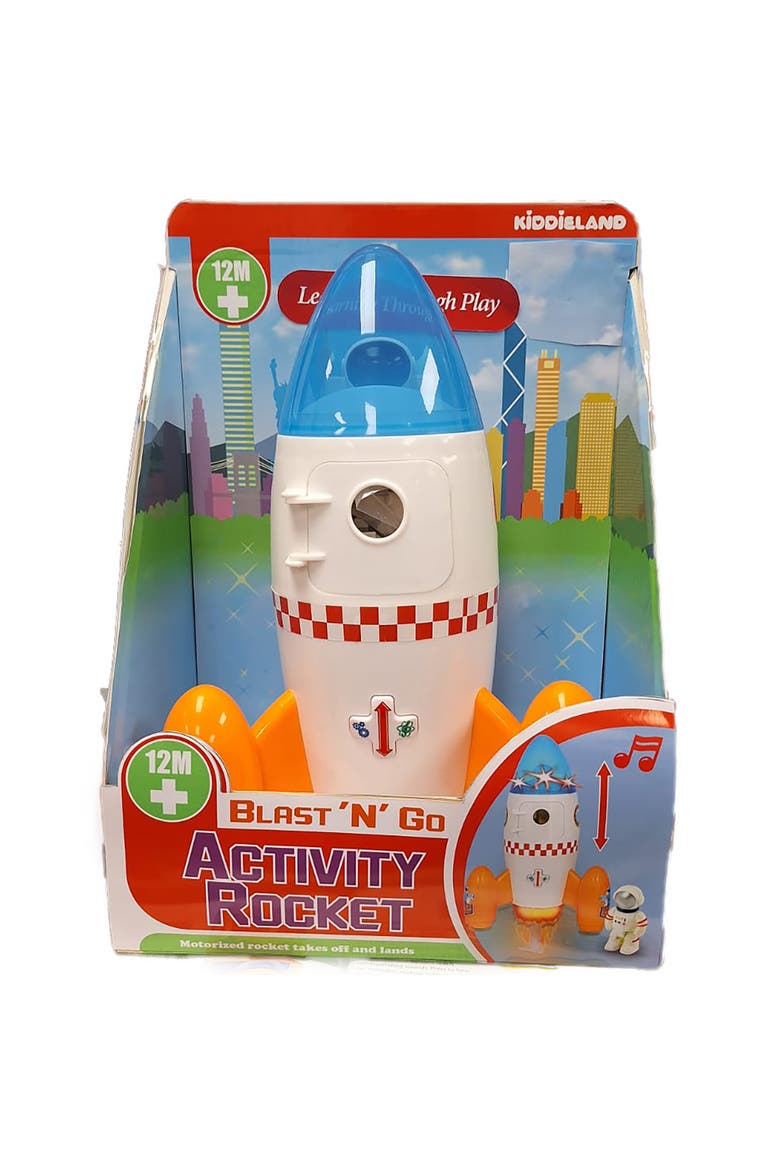 Blast-N-Go Activity Rocket Motorized Space Ship Adventure Toy, Alternate, color, White