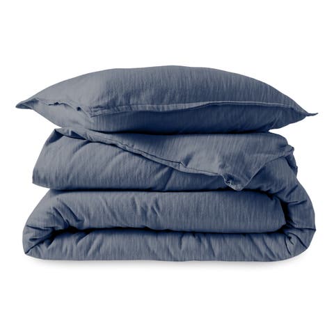 100% Cotton Flannel Duvet Cover & Sham Set