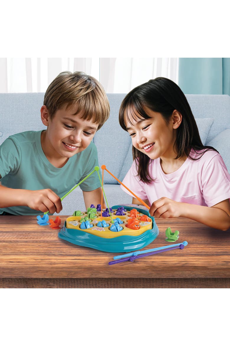 The Fishing Game Dinosaur Edition, Animated Catching Game, Alternate, color, Multicolored