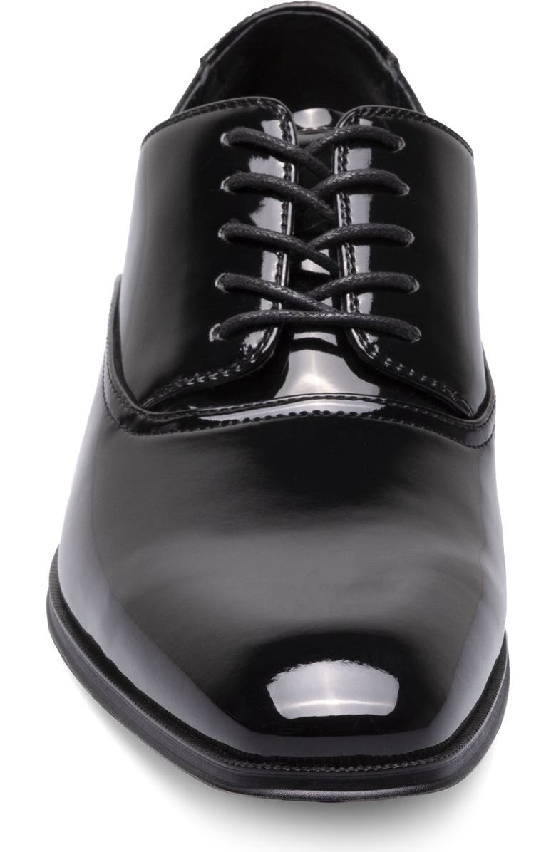Florsheim Atlanta Plain Toe Derby, Alternate, color, Black Patent