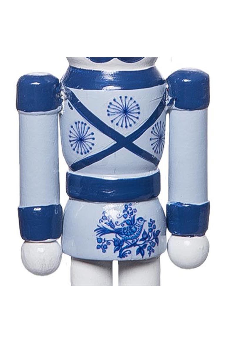 Chinoiserie Nutcracker Christmas Tree Ornament Set of 3, Alternate, color, Blue