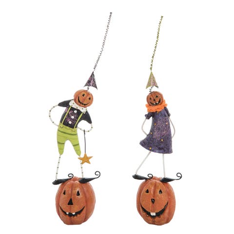 Whimsy on Pumpkin A/2 Halloween Figure