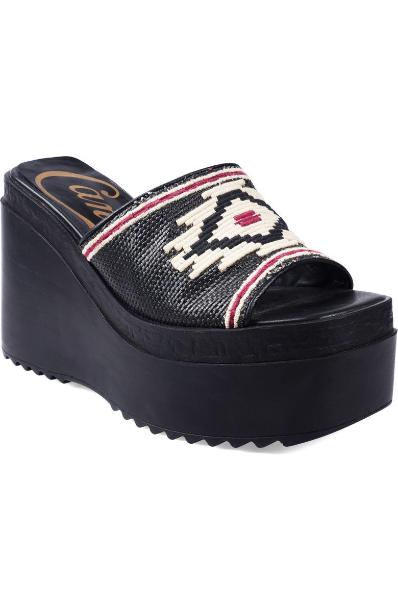 Candie's Berina Platform Wedge Sandal, Main, color,