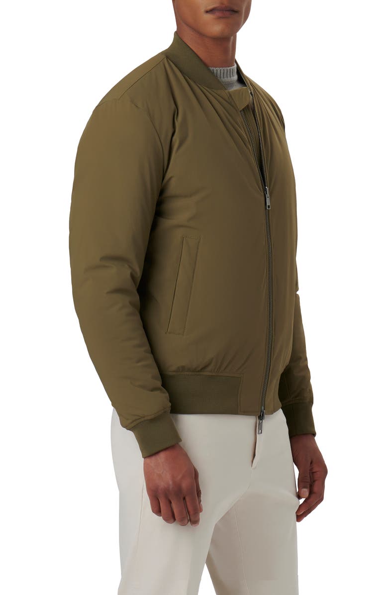 Bugatchi Water Resistant Reversible Bomber Jacket, Alternate, color,