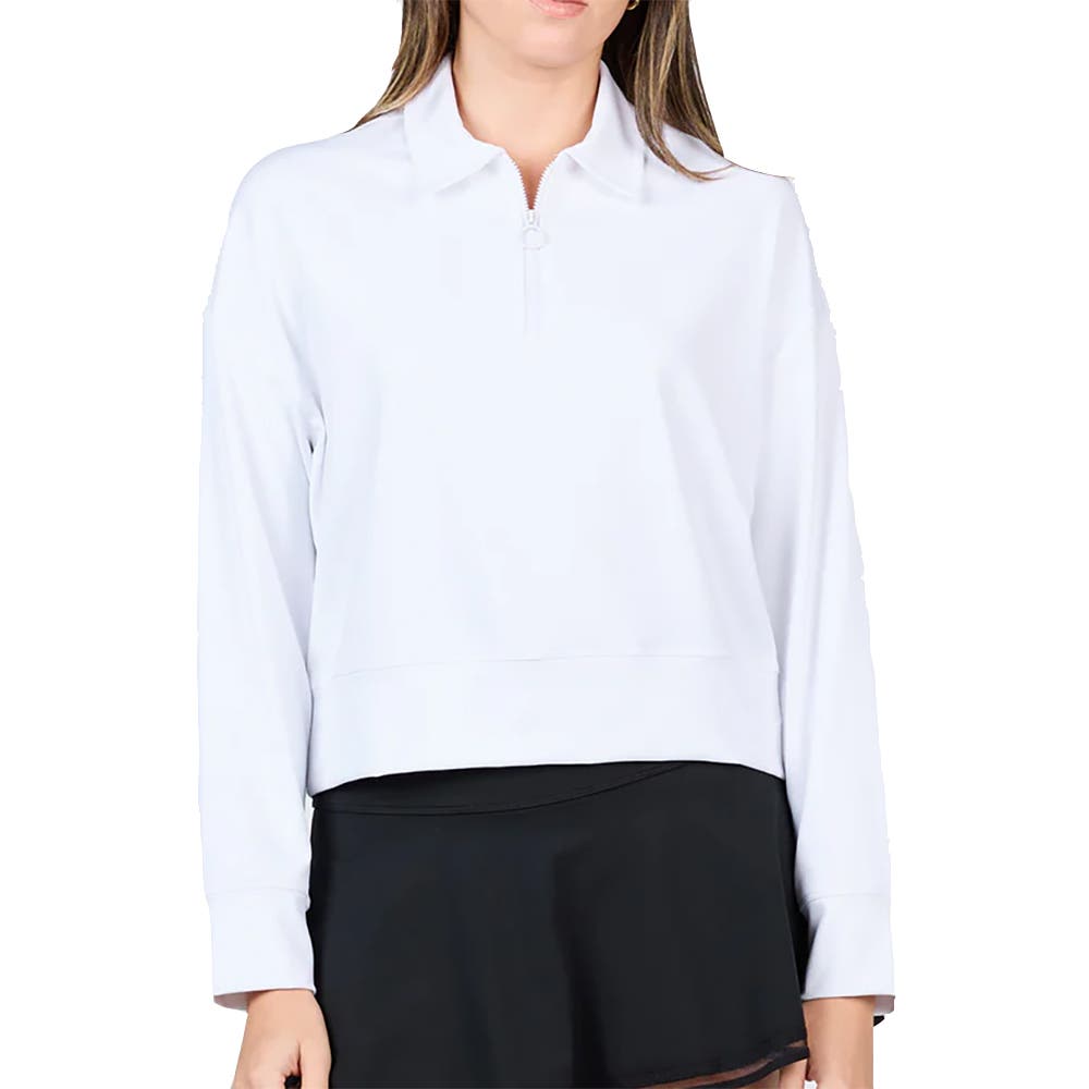 Staples Quarter-Zip Womens Golf Pullover - image 3