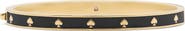 Kate Spade New York spot the spade enamel bangle bracelet