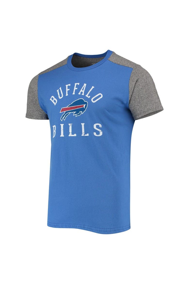 Men's Majestic Threads Royal/Gray Buffalo Bills Field Goal Slub T-Shirt, Alternate, color, Royal