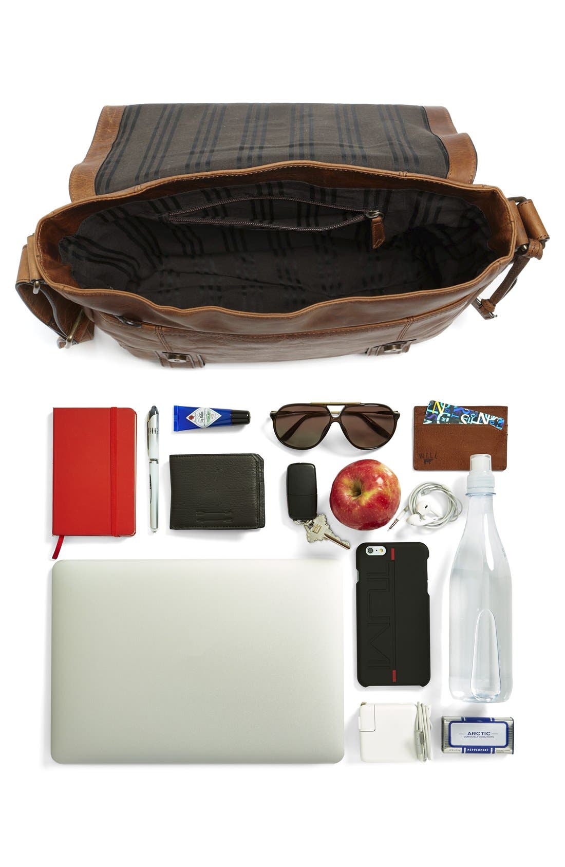 Frye 'Logan' Messenger Bag, Alternate, color, Antique Cognac