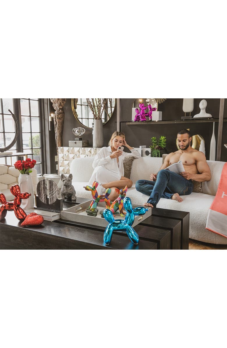 INTERIOR ILLUSIONS Hot Pink Balloon Dog, Alternate, color, Hot Pink