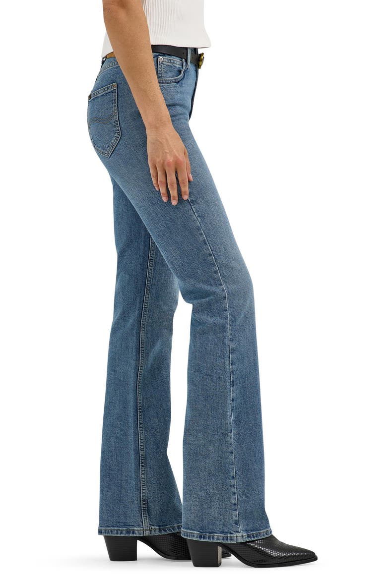 High Waist Bootcut Jeans, Alternate, color, SET FREE