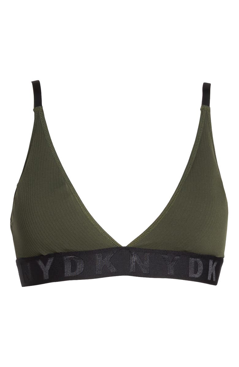 DKNY Seamless Litewear Rib Bralette, Alternate, color, 