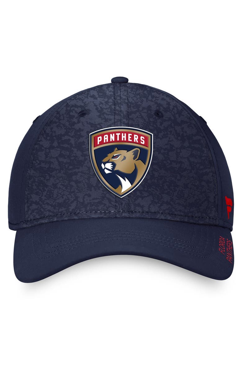 FANATICS Men's Fanatics Branded  Navy Florida Panthers Authentic Pro Rink Flex Hat, Alternate, color, 