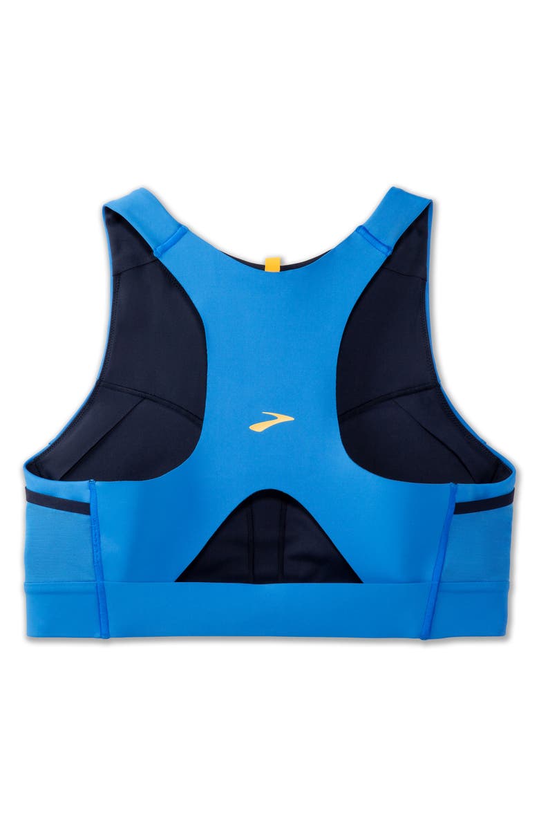 Brooks Drive Three-Pocket Running Sports Bra, Alternate, color, 