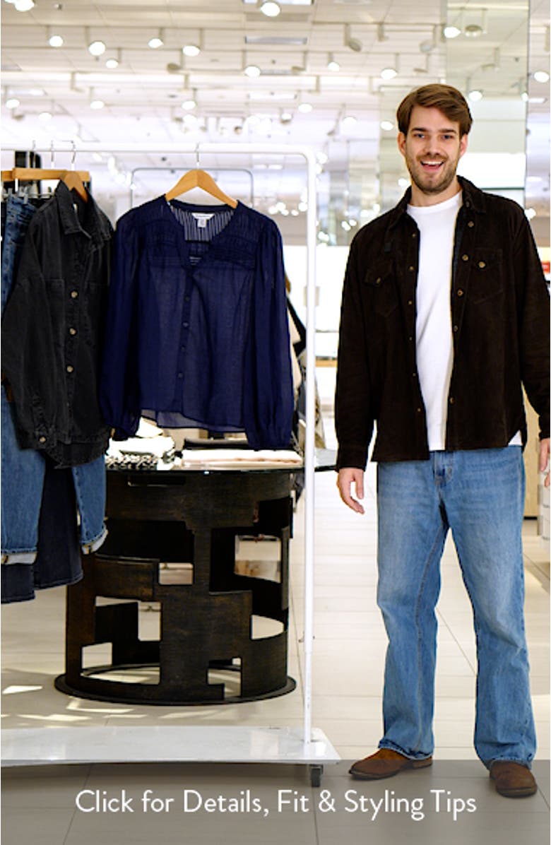 Palm Breeze Pintuck Button-Up Shirt, sales video thumbnail