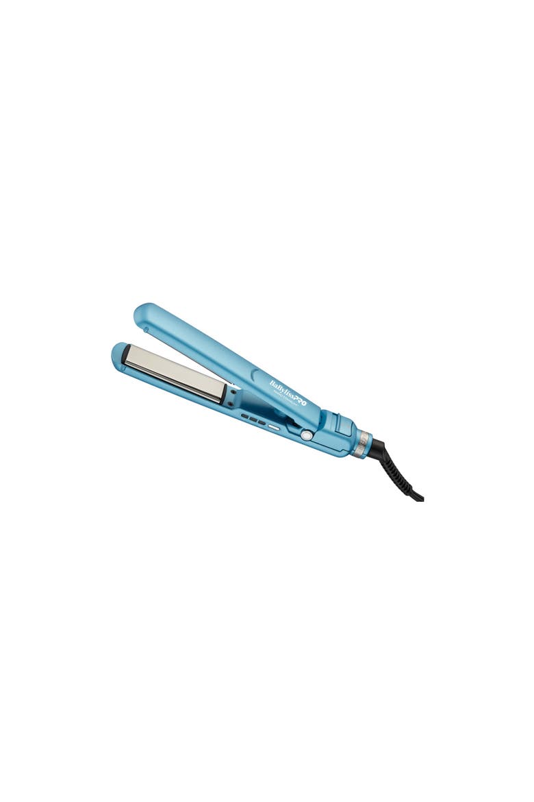 Nano Titanium 1" Compact Ultra-Thin Flat Iron, Main, color, Blue