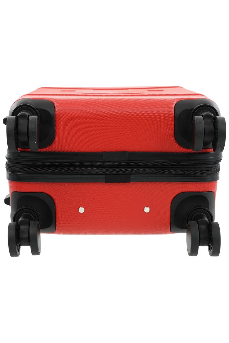 Molded U 30.5" Expandable Hardside Spinner Luggage, Alternate, color, RED