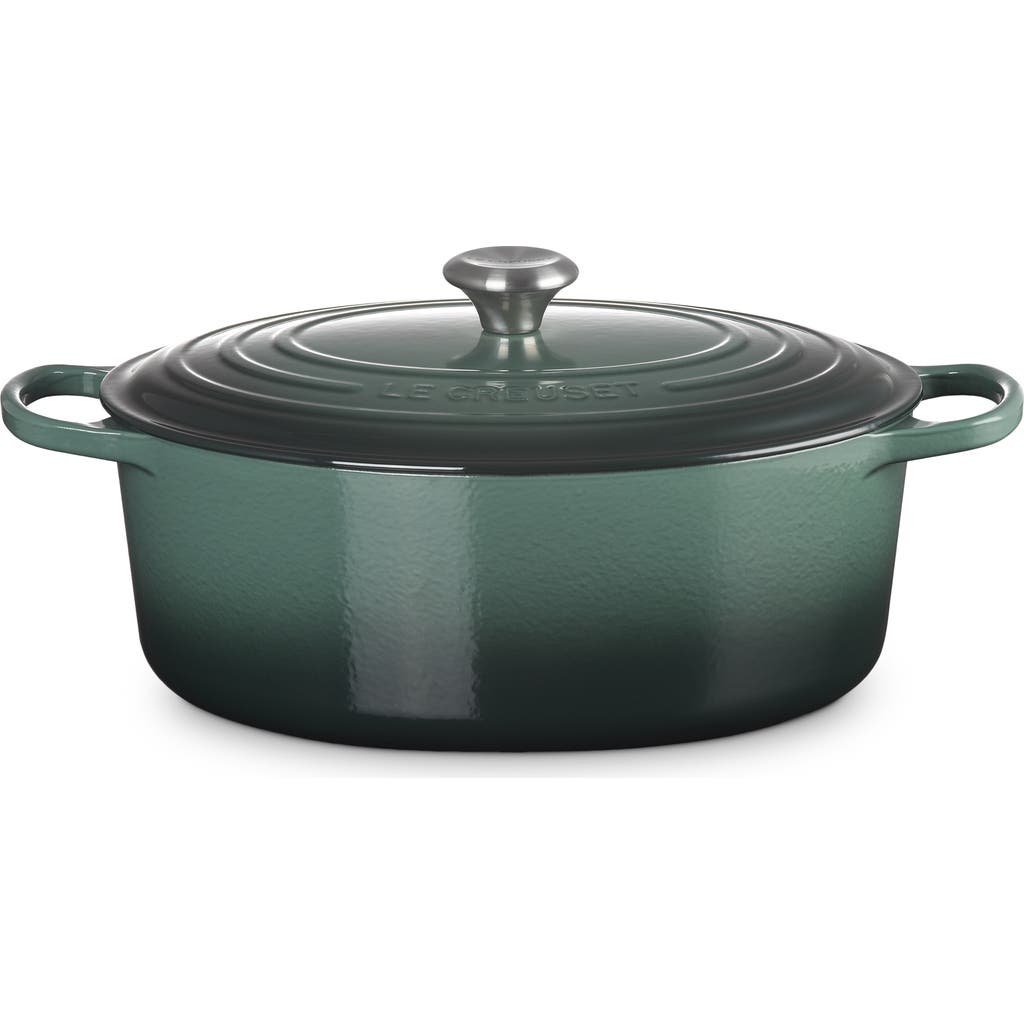 Le Creuset Signature 8-quart Oval Enamel Cast Iron French/dutch Oven In Artichaut