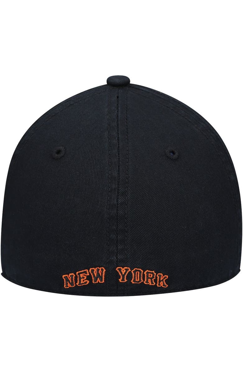 '47 Men's '47 Black NY Giants Cooperstown Collection Franchise Logo Fitted Hat, Alternate, color,