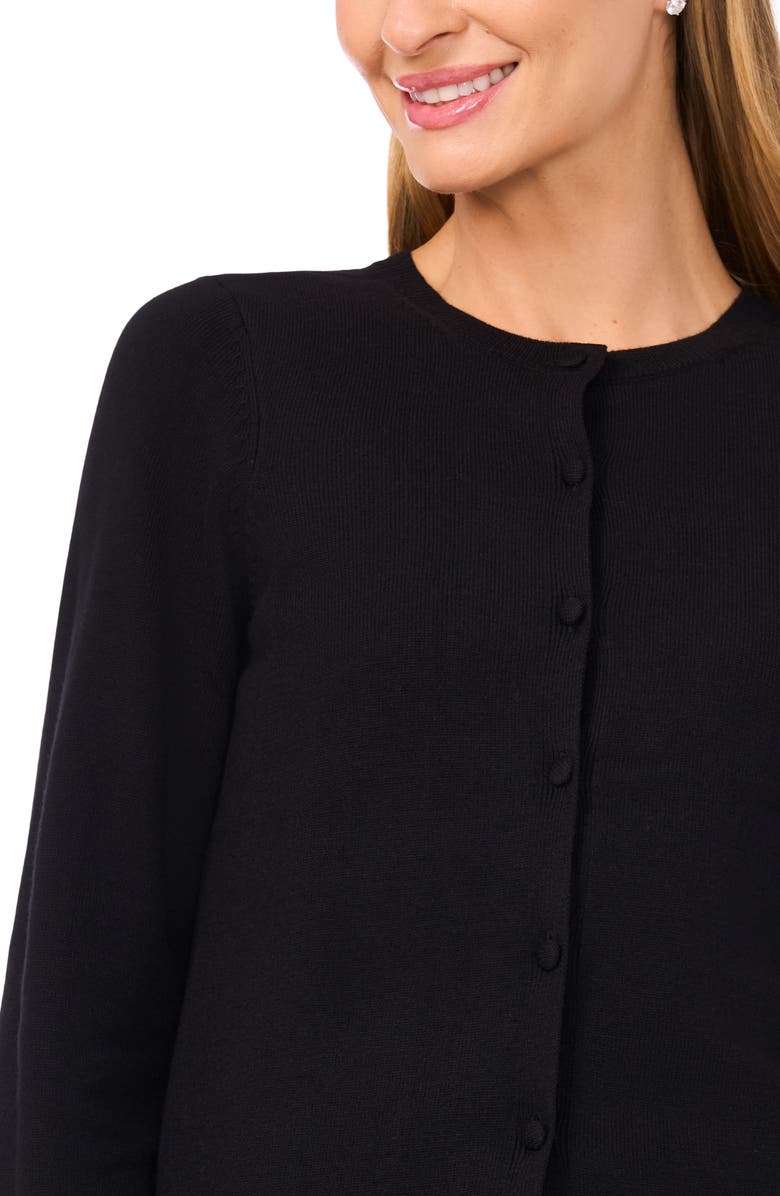 Halogen<sup>®</sup> Tank & Cardigan Set, Alternate, color, Rich Black