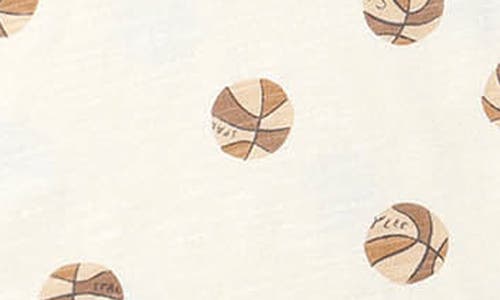 Rylee + Cru Ball Print Long Sleeve Shirt & Pants Set In Neutral