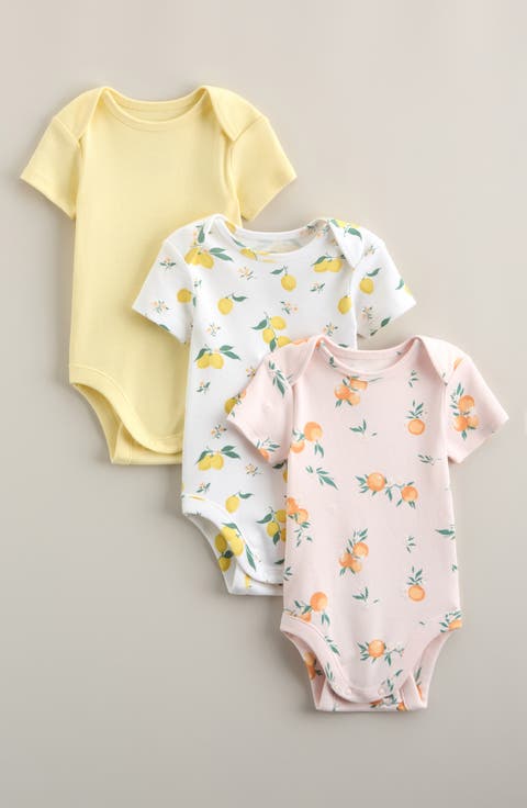 Grow With Me 3-Pack Assorted Bodysuits (Baby)